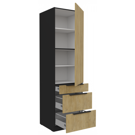 słupek kuchenny z szufladami 60 cm CREMA 60 DKS-210 2F